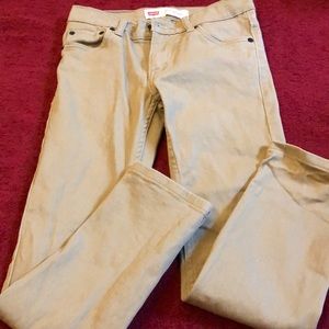 Khaki Levi Strauss jeans size 10 regular (skinny)